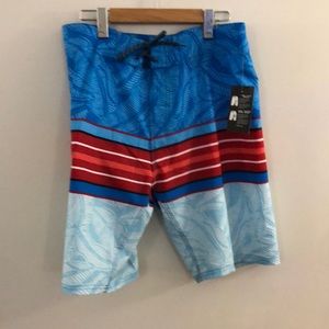 NWT Burnside swim trunks size 32